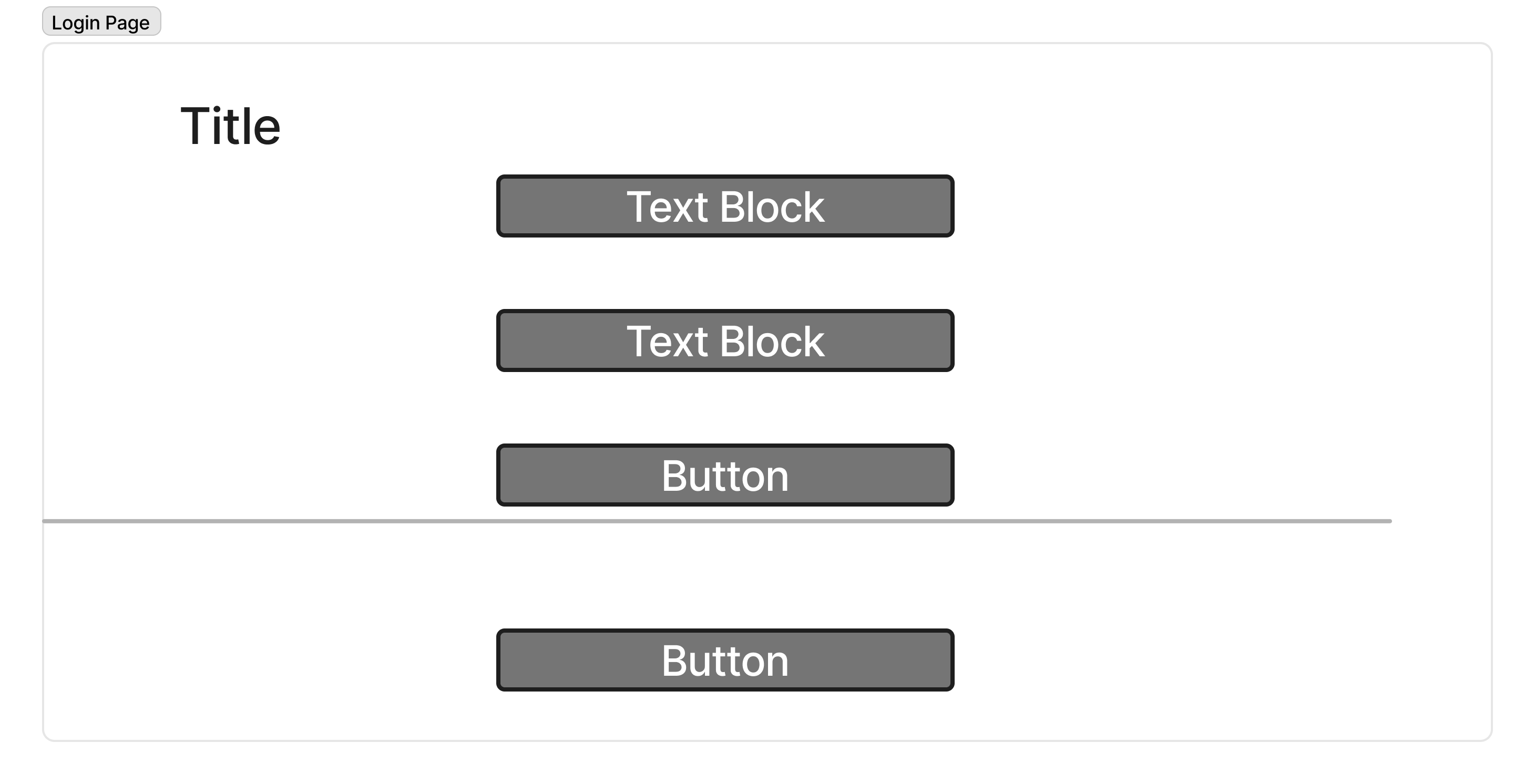 Wireframe login