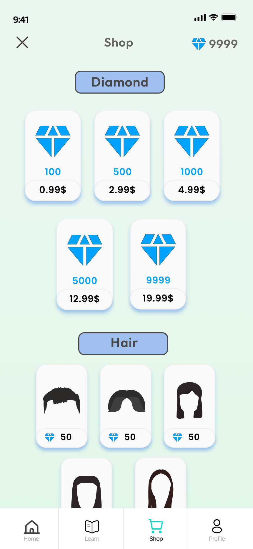 Mobile Diamond Shop